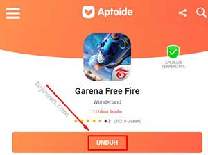 cara update FF tidak menggunakan google play store cepat terpasang