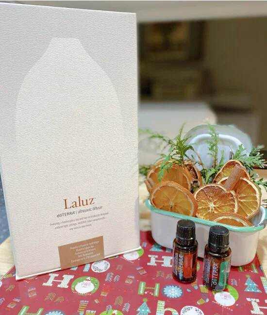 Diffuser packaged box and essential oils