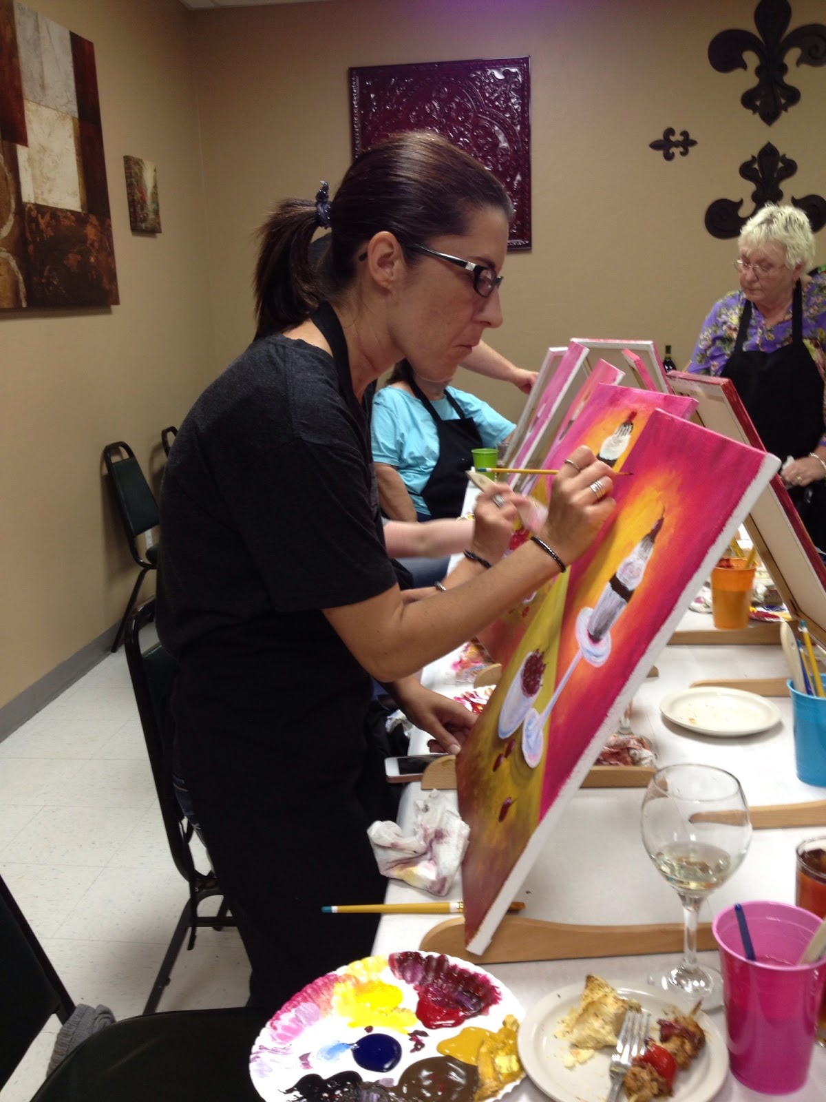 Confessions of a PaintnSip instructor.