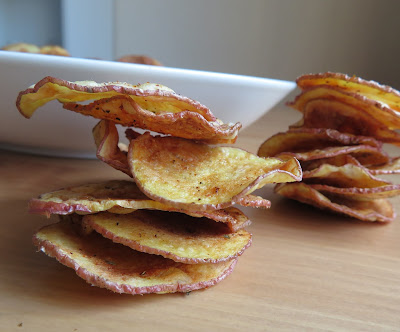 Microwave Cooked Potato Chips