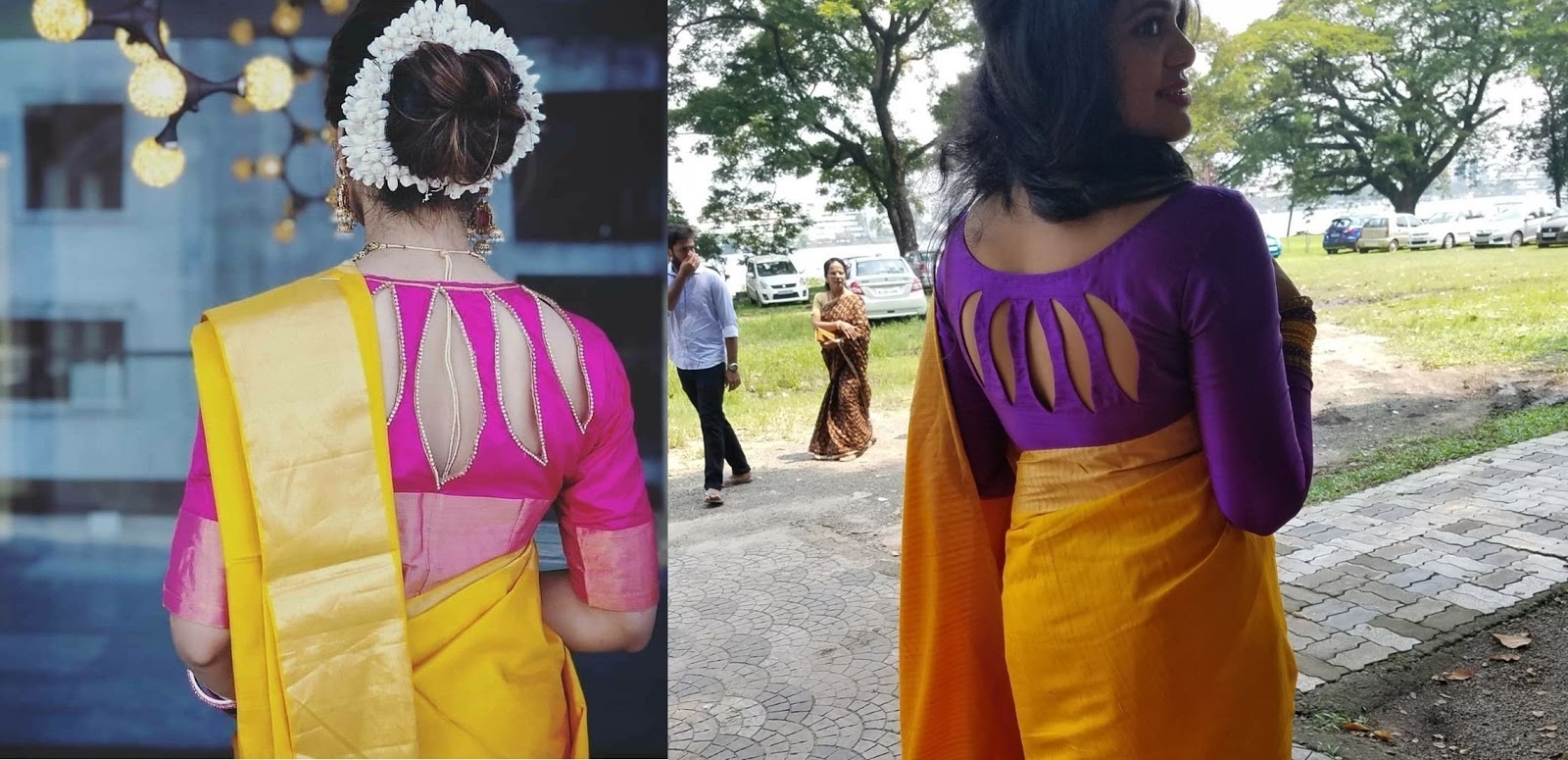 55 Latest Pattu saree blouse back neck designs || Trending blouse ...