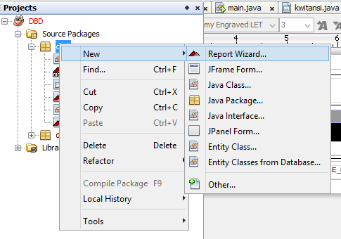 Cara membuat Ireport Di Java Netbeans  