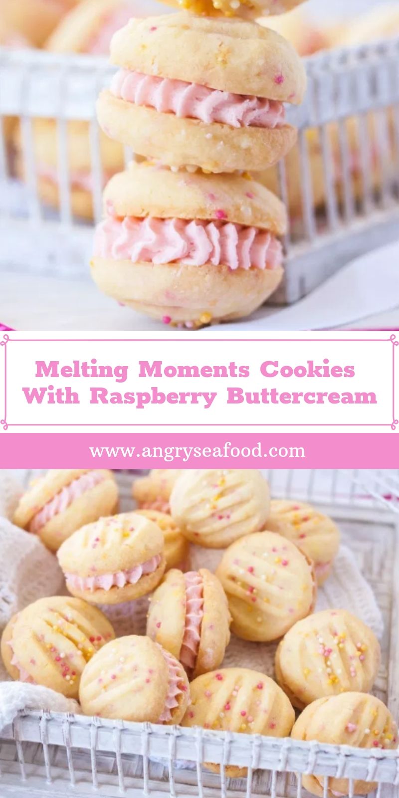Melting Moments Cookies With Raspberry Buttercream Melting Moments Cookies With Raspberry Buttercream