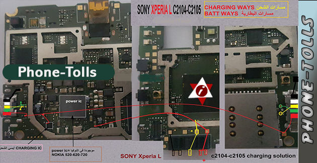 Sonyxperia L Battery Connector Terminal Jumper Phonetolls
