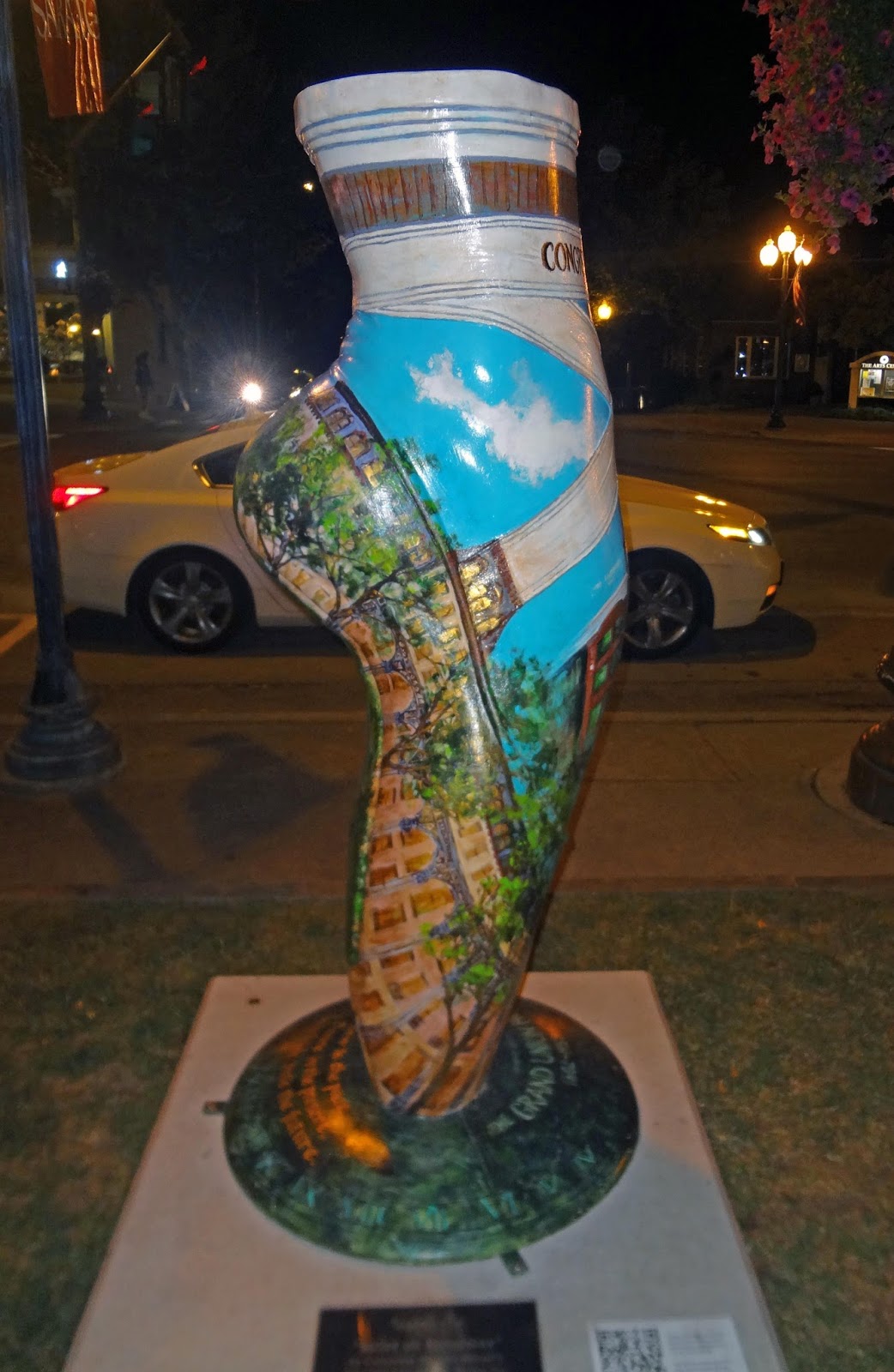 Through the Sole A shoe blog The Giant Ballet Slippers of Saratoga