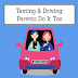 Texting and Driving: Parents do it Too! #infographic