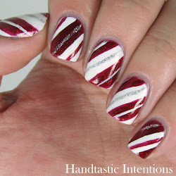 candy cane nail christmas tree gingerbread nails painted silver stripe glaze china added stripes