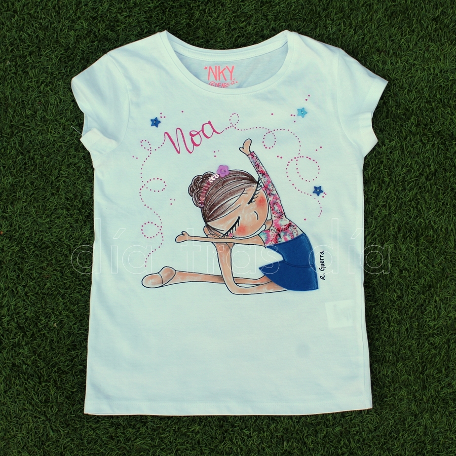 Camiseta personalizada gimnasia