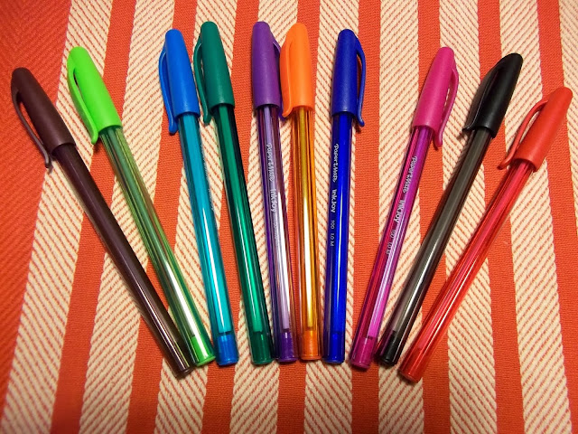 1PZ Penna a sfera con cappuccio Inkjoy Gel Stick - punta 0,7mm - nero
