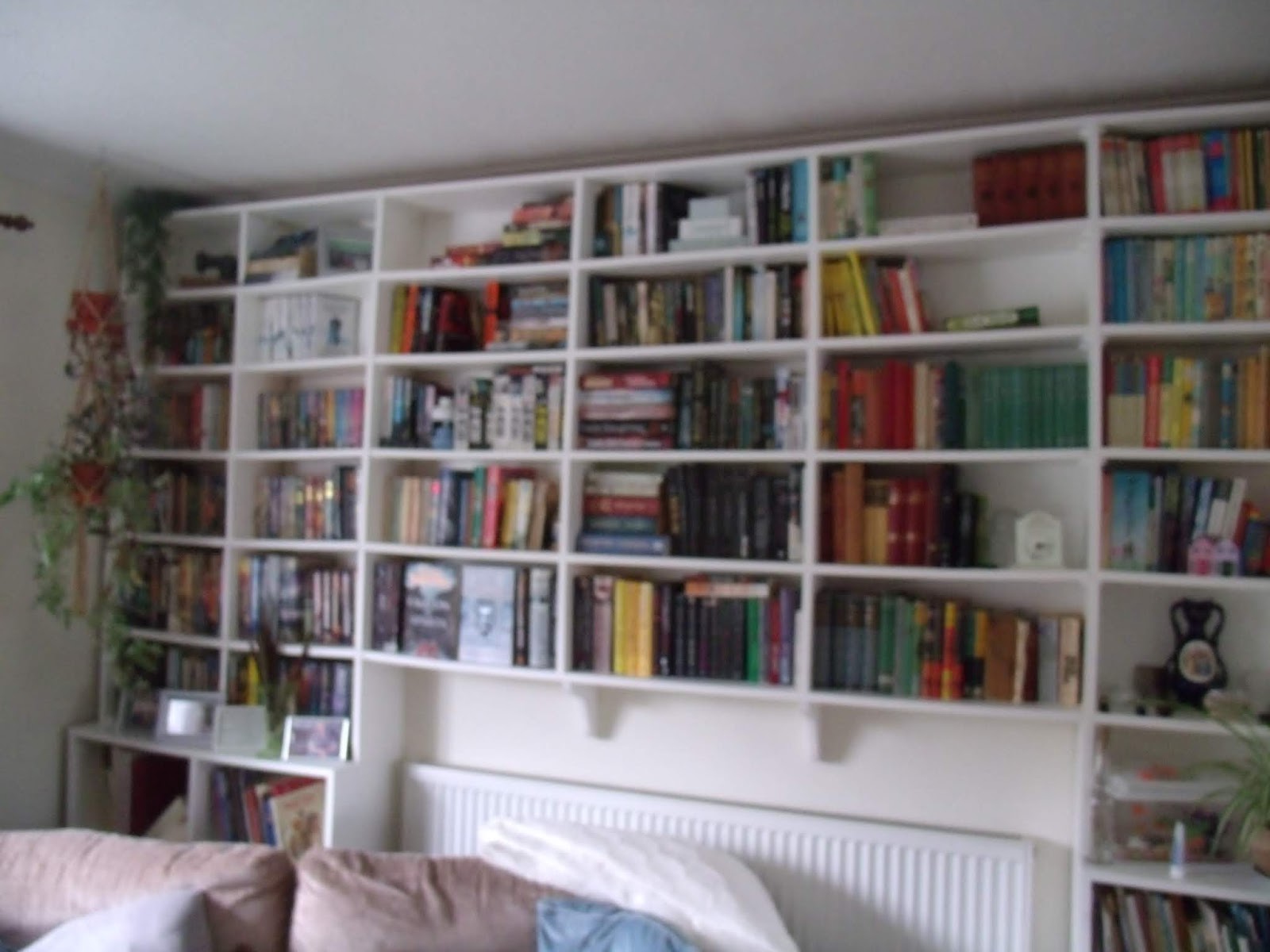 All change on the bookcase..