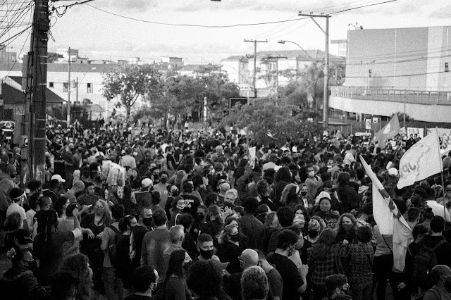 Manifestação, protesto, dia , da, consciência, negra, 20, Novembro, Nego Beto, Carrefour, Porto Alegre