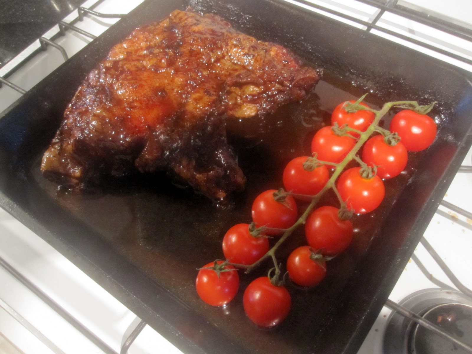 Bubbles n Squeaks Slow Cooked Lamb Shoulder with Lemon Thyme Roast Vegetables