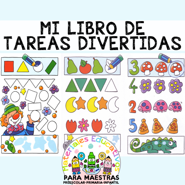 Mi Libro de Tareas Divertidas | Materiales Educativos para Maestras