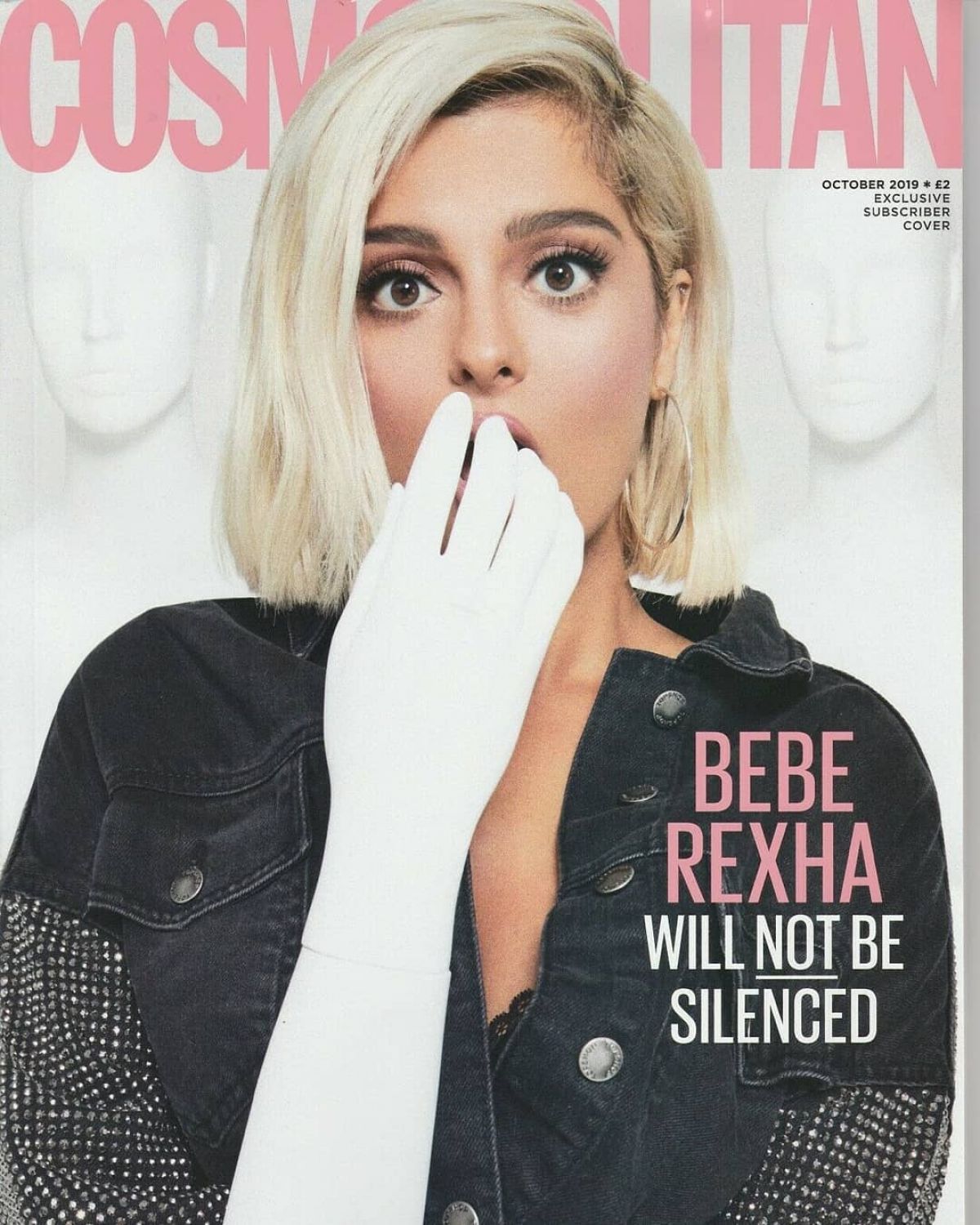 Bebe Rexha for Cosmopolitan Magazine, UK October 2019