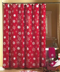 Christmas Shower Curtains - New Home Soulmates