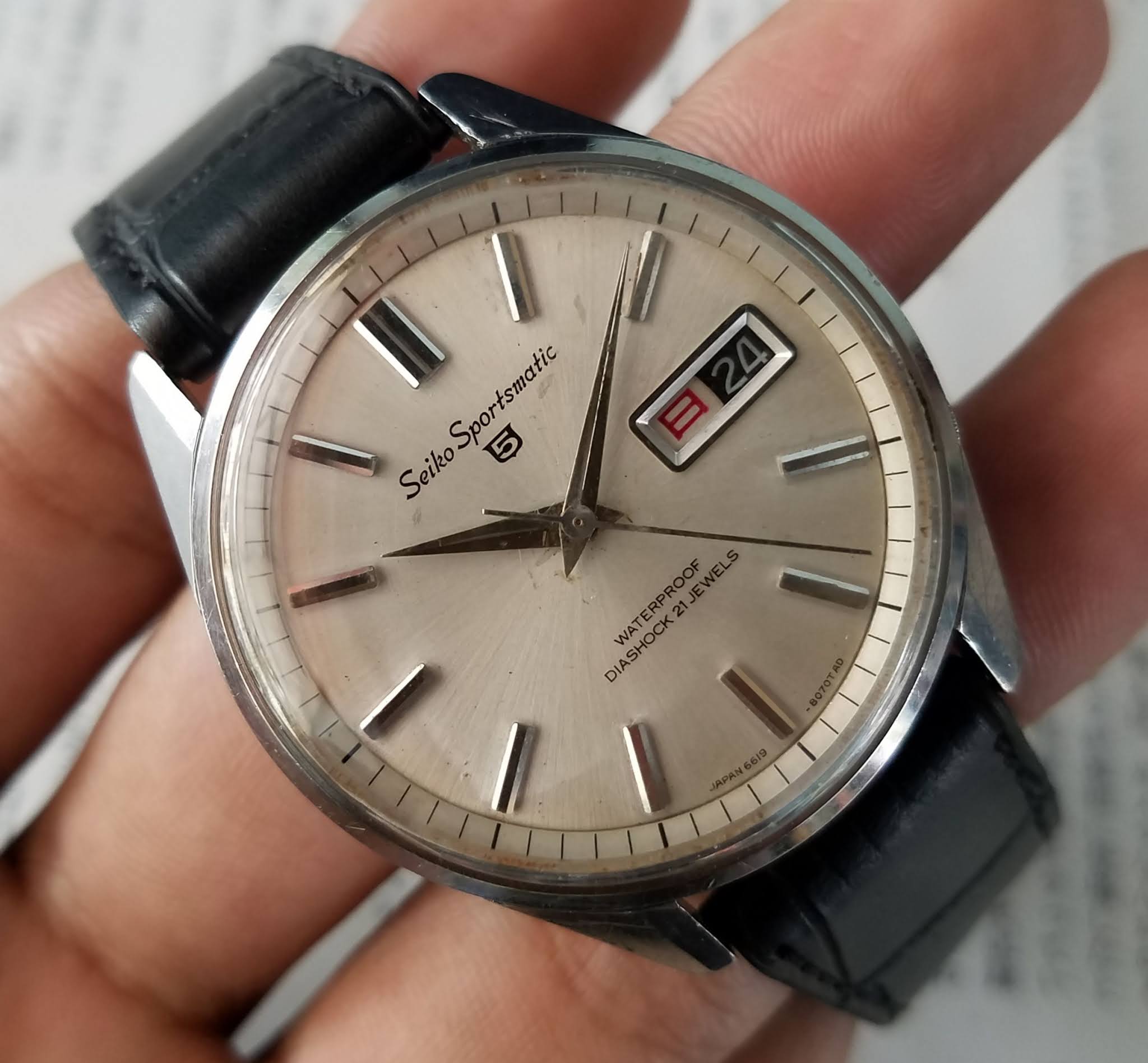 VINTAGE SEIKO SPORTMATIC 5 DAY DATER  AUTOMATIC DRESS WATCH  FOR MEN'S | MUGIPAJENG