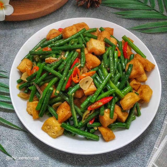 Oseng Tahu Kacang Panjang