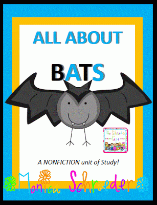 All About Bats interactive learning file that combines reading, writing, math, and science!