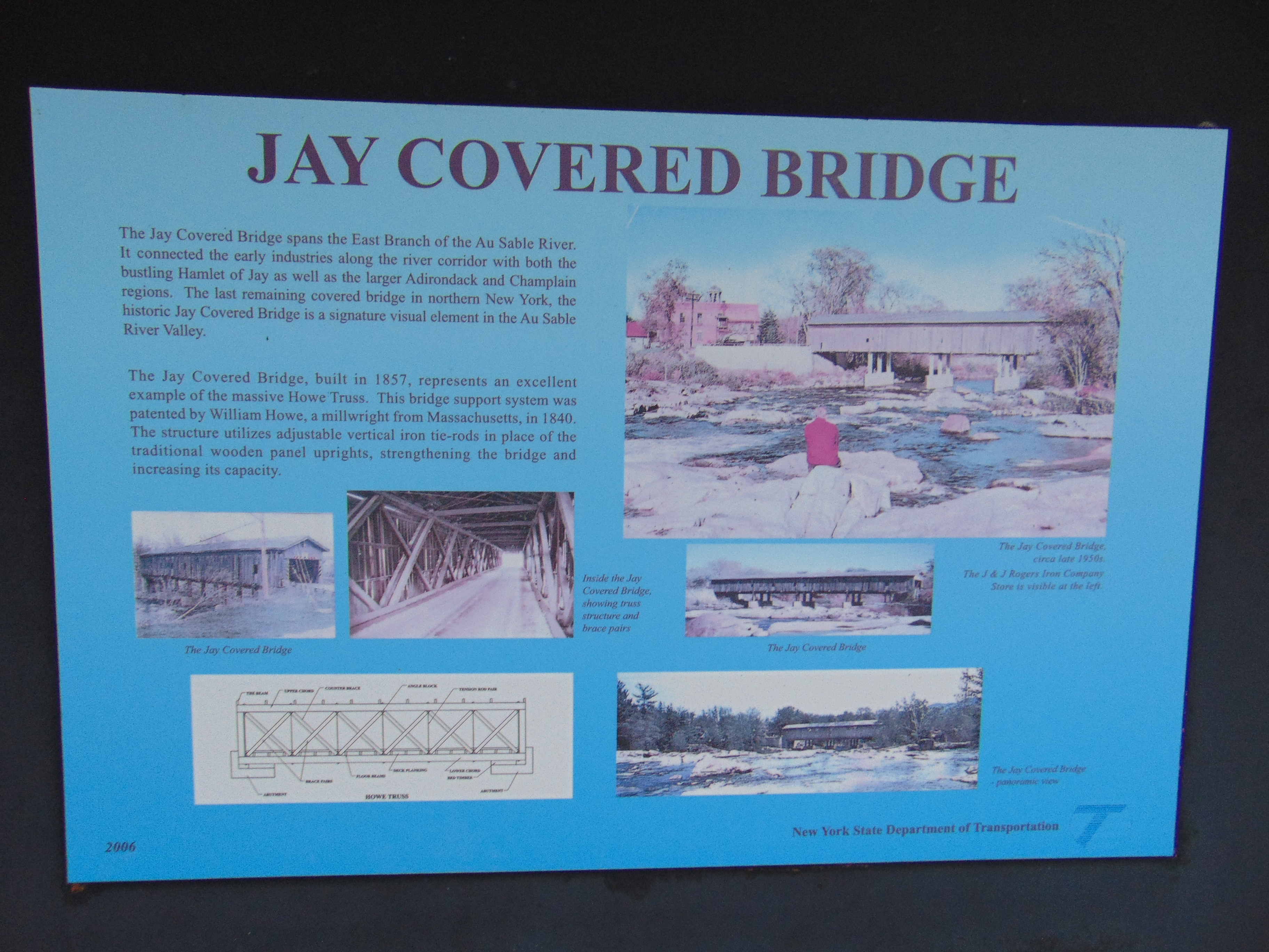 Jay Covered Bridge New York