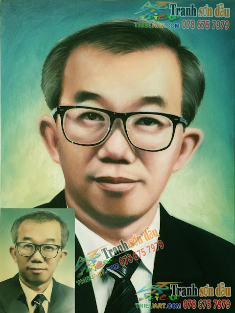 vẽ chân dung người khuất