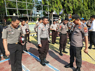 Gelar Kunjungan ke Mapolres Enrekang, Biddoka Polda Sulsel Lakukan Cek Urin Personil