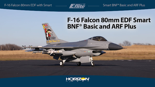 Horizon Hobby「E-flite® F-16 Falcon 80mm EDF with Smart BNF® Basic and