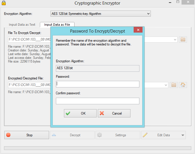 เข้ารหัสไฟล์หรือข้อความอย่างง่ายดายด้วย VSEncryptor สำหรับ Windows PC