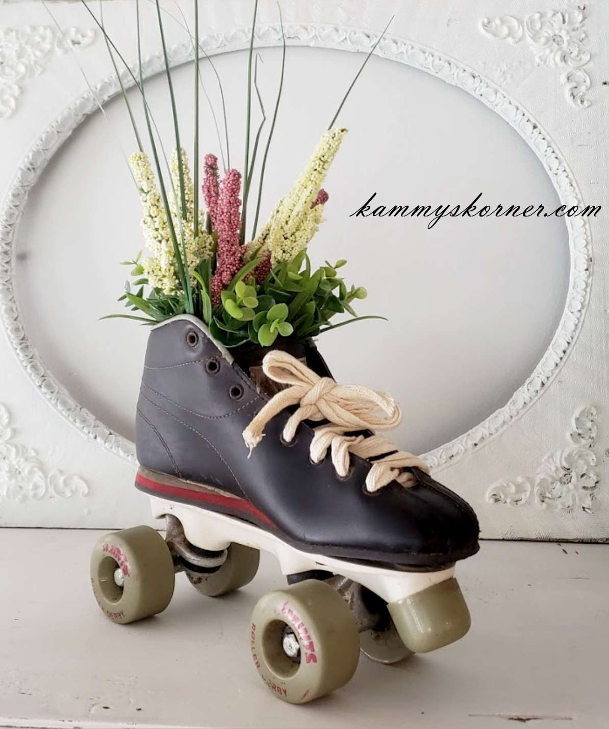 Kammy's Korner Repurposed Vintage Roller Skates and Skating Back In