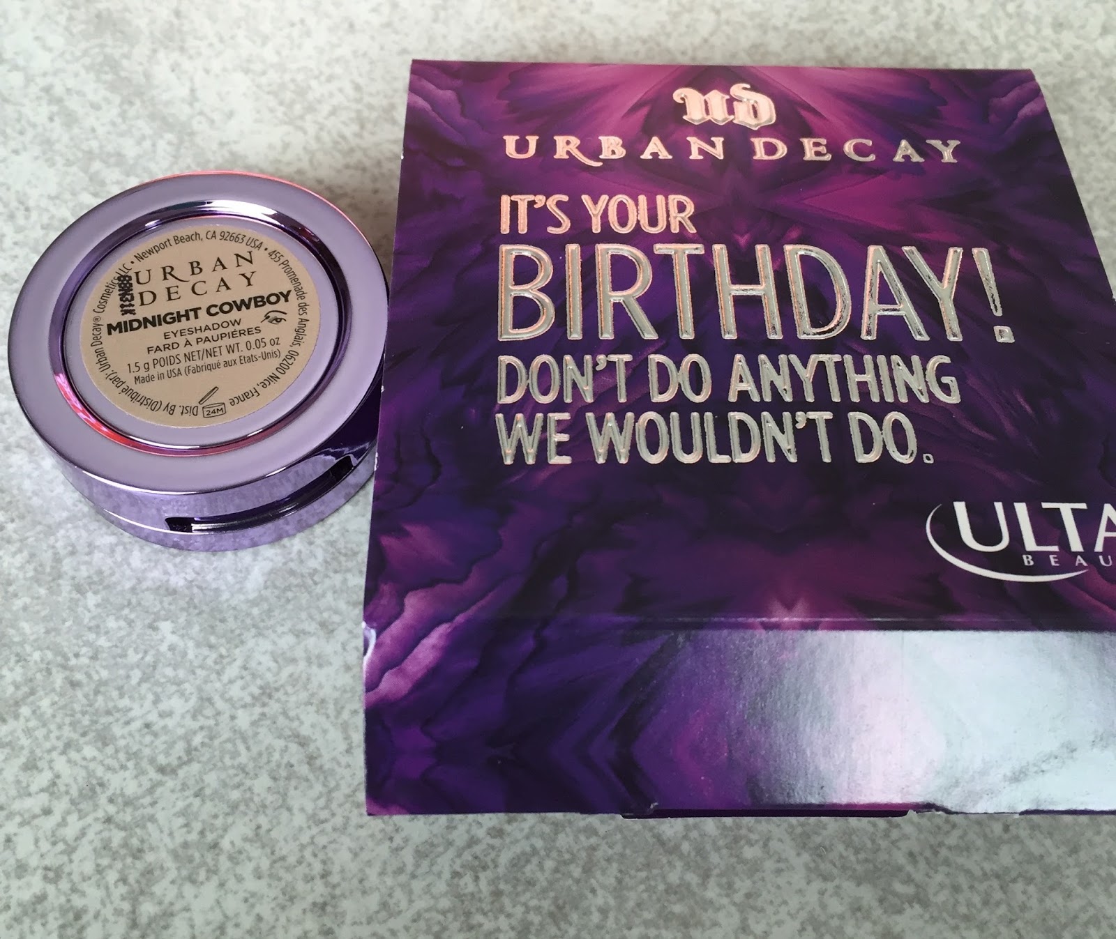 20 Urban Decay Birthday Gift