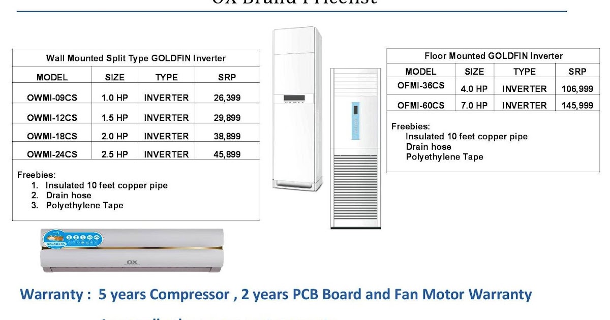 MaximaxSystems.com: OX AIR CONDITIONERS