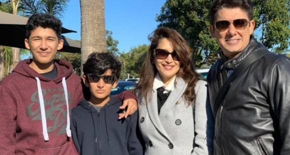 Madhuri Dixit shared  her son Arin leaving for the America US