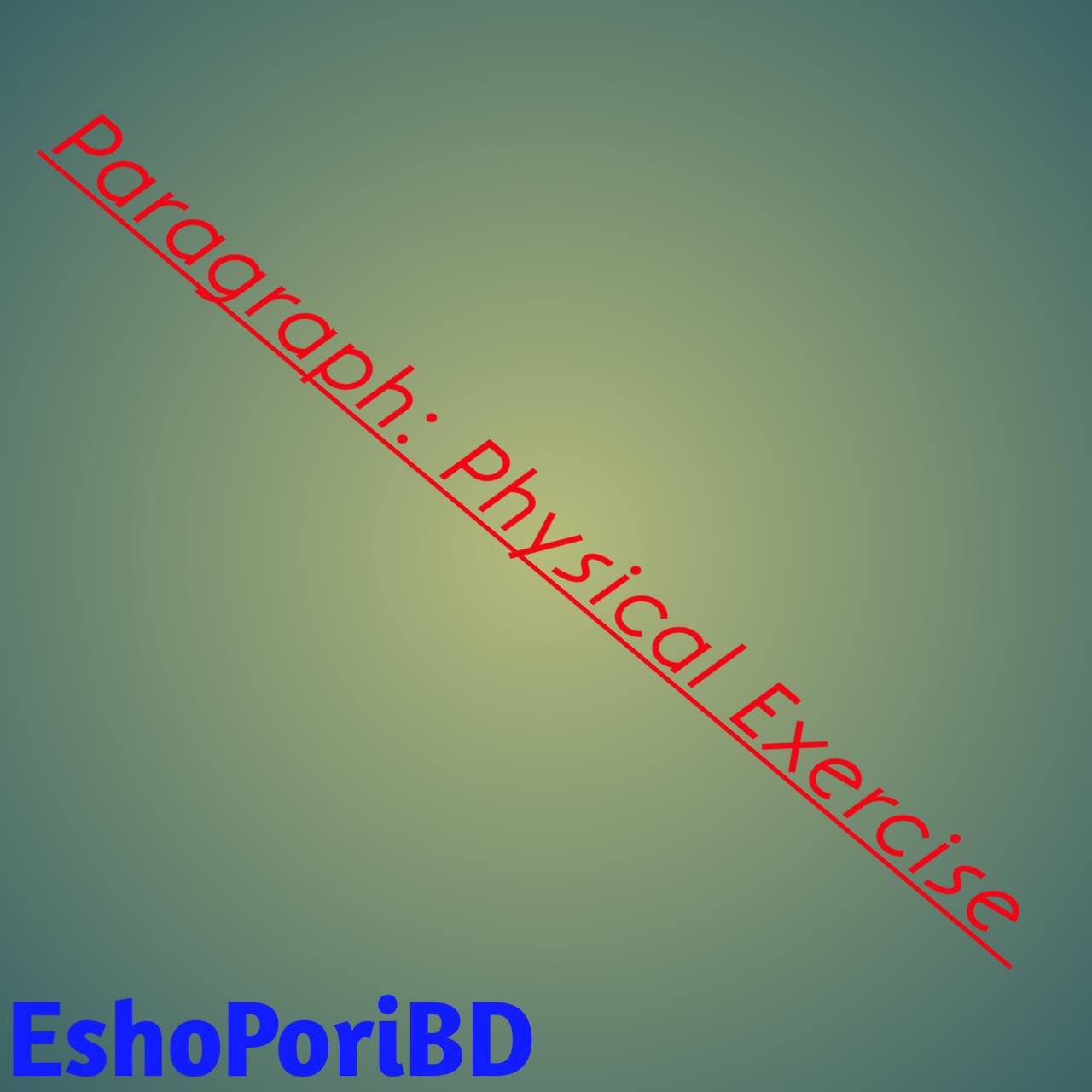 Paragraph physical exercise eshoporibd 
