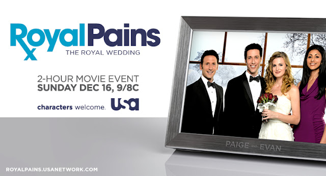 COMPLETED : Enter our Royal Pains - Royal Wedding Prize Pack Giveaway (worth $106)