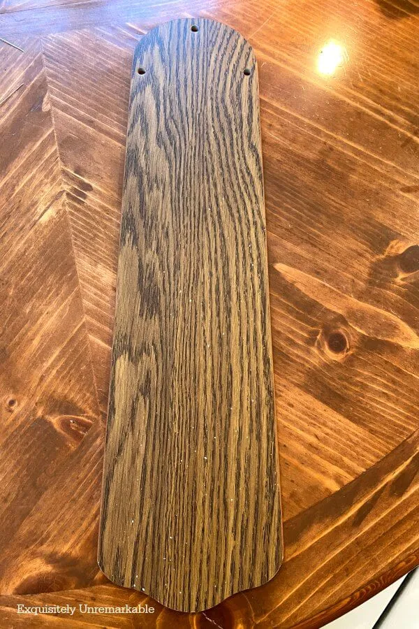 Old Wooden Fan Blade