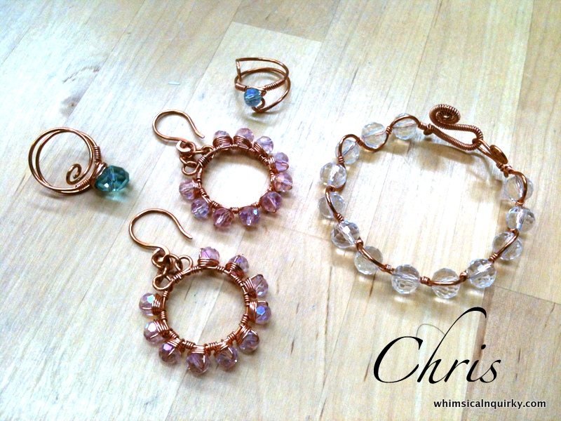 WHIMSICALNQUIRKY WIRE JEWELRY CRAFT 1, Nov 26th CHRIS