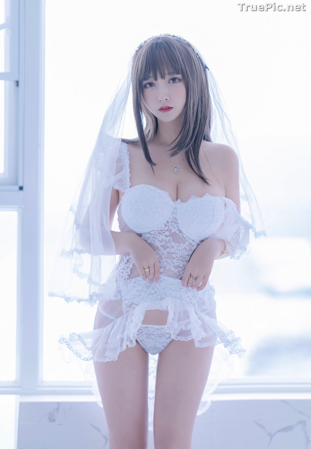 Image Chinese Cosplay Model - 过期米线线喵 (米線線sama) - Beautiful Sexy Bride - TruePic.net - Picture-61