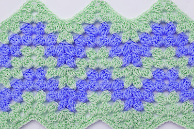 3 - Crochet Imagen Puntada zig zag a crochet por Majovel Crochet