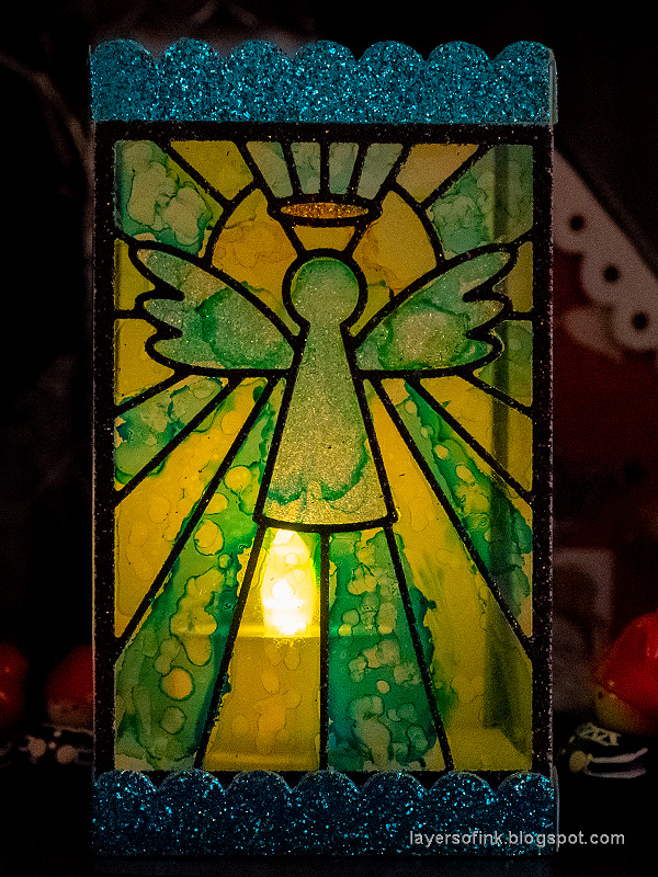 Layers of ink Stained Glass Effect