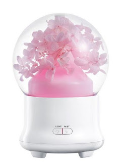 PINK Air Humidifier: Preserved Flower Design