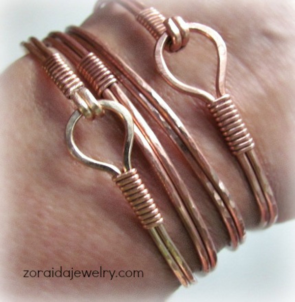 Versatile Stacking Wire Bangle Tutorial / The Beading Gem