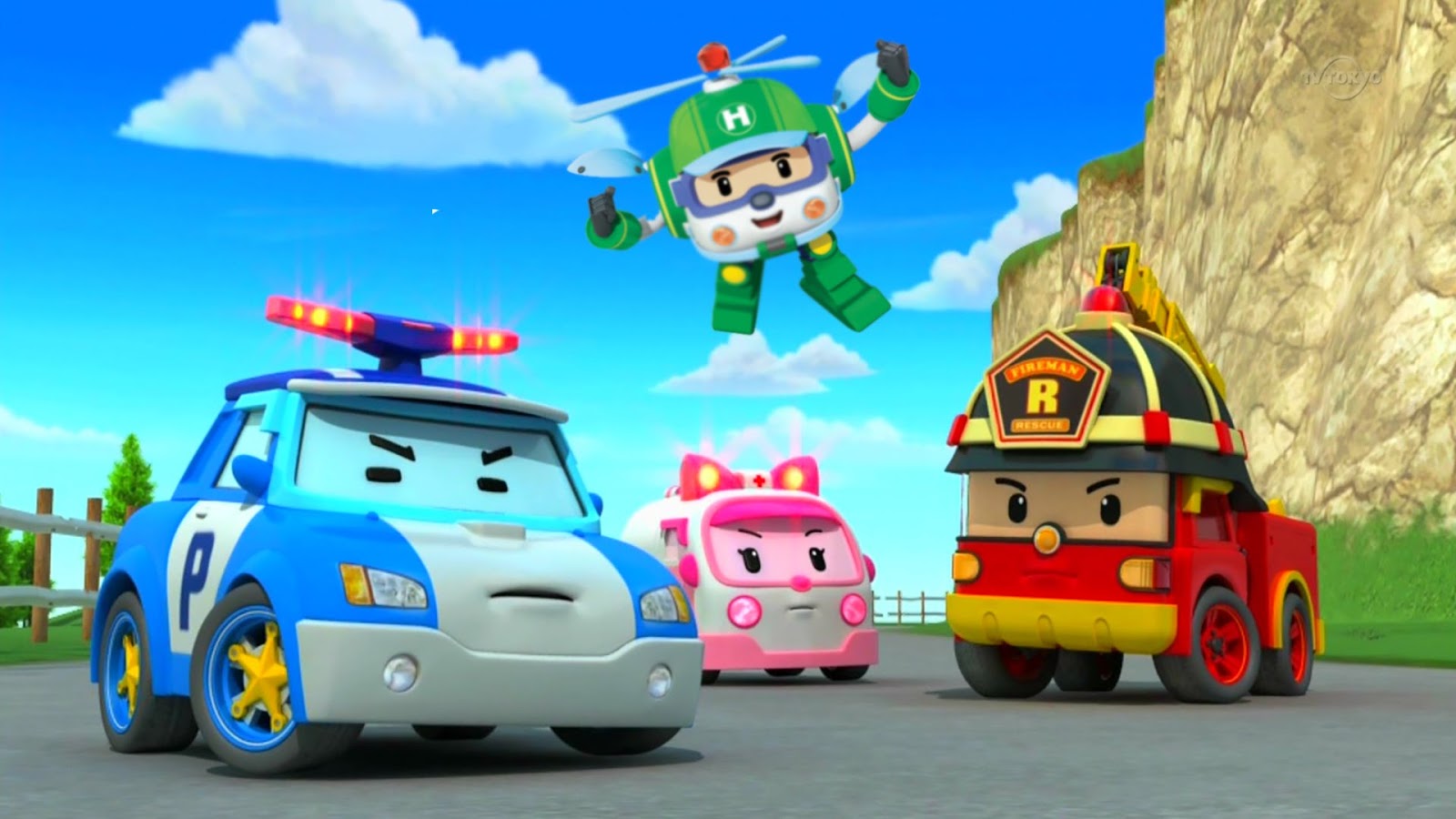 download gambar mewarnai robocar poli