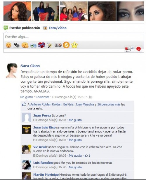 Sara Class se Retira ~ Porno Universal