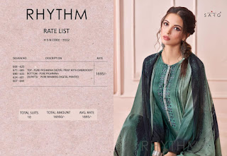 Sarg Rhythm Pashmina Winter Woolen Salwar  Kameez  Wholesale