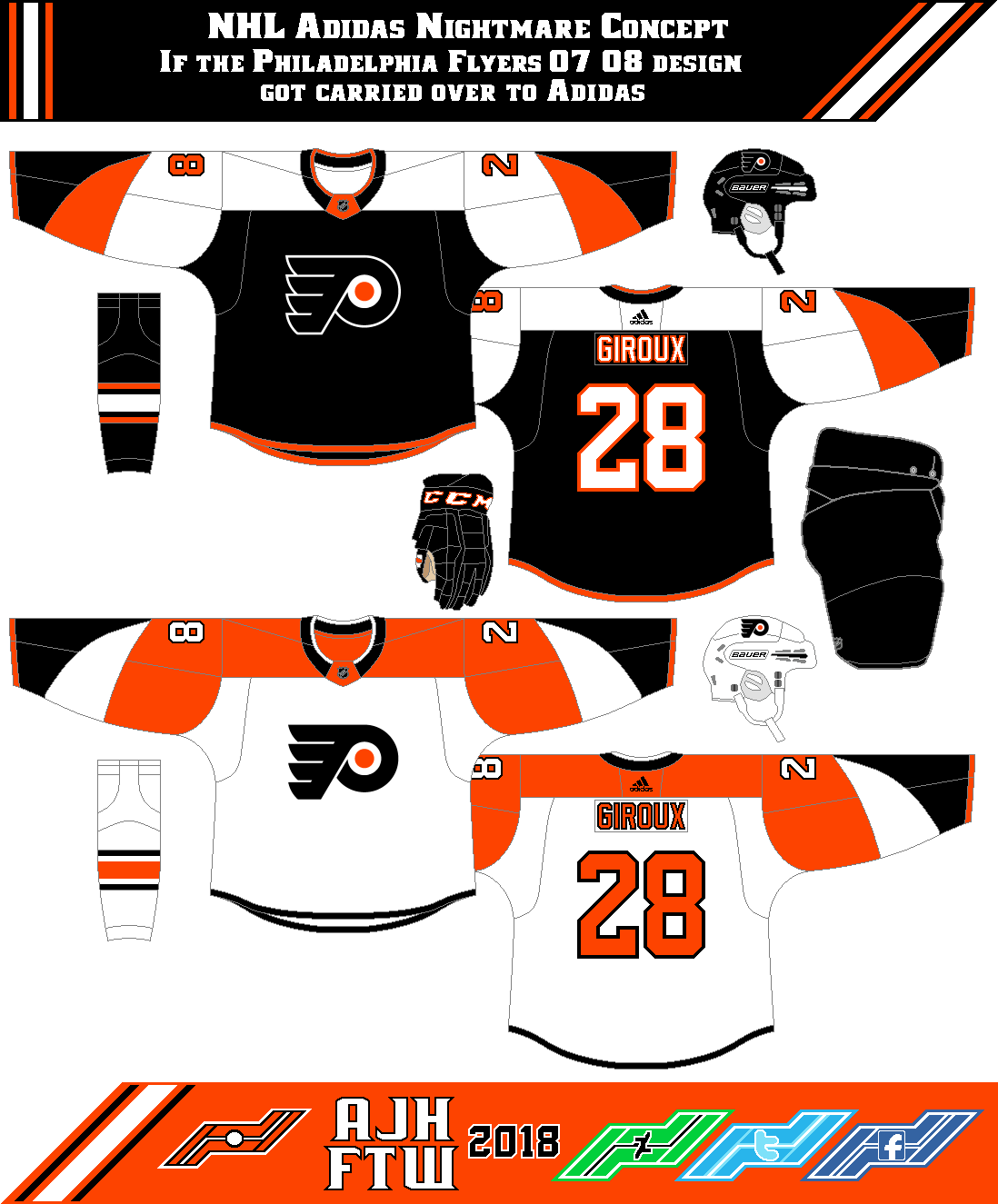 philadelphia flyers jersey concepts