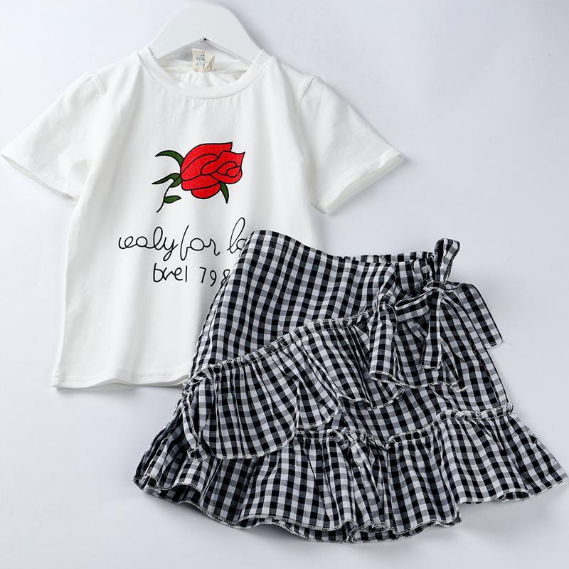 Set Áo + Chân Váy Bé Gái 157898 5 6 327
