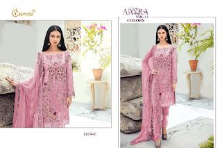 Pakistani Suits Catalogue | Cosmos Aayra vol 11