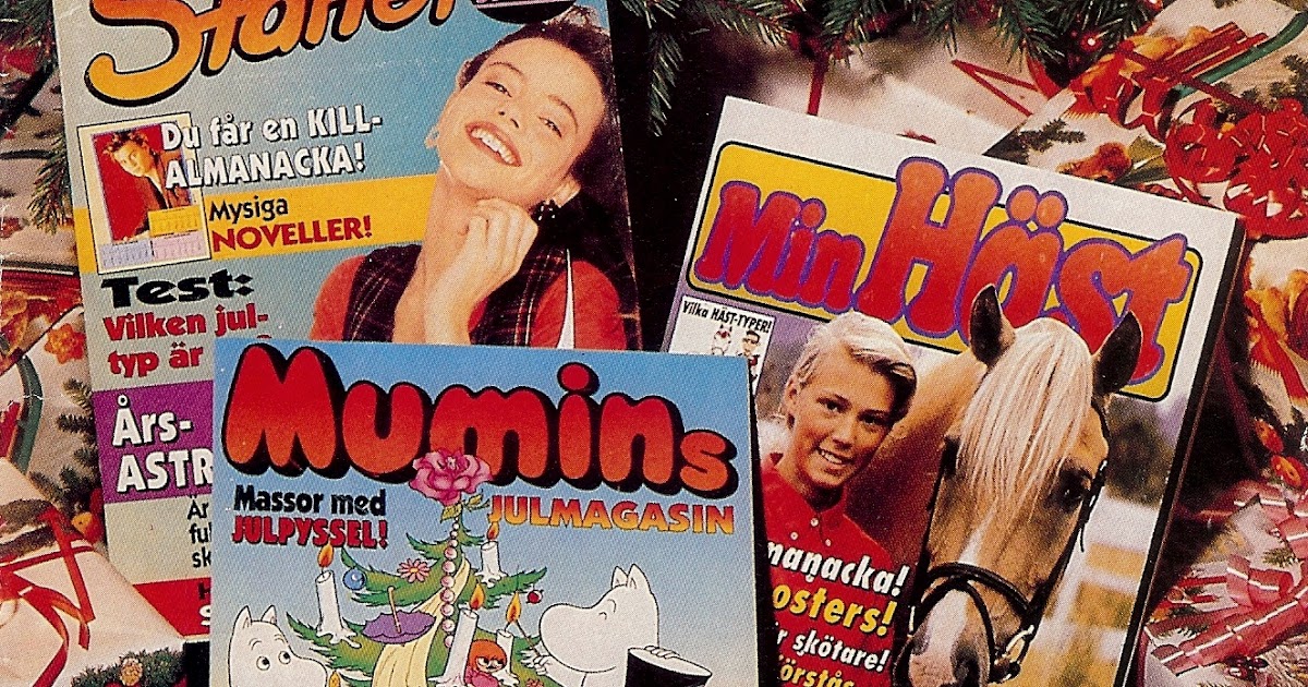 Nostalgorama Reklam för jultidningar 1993