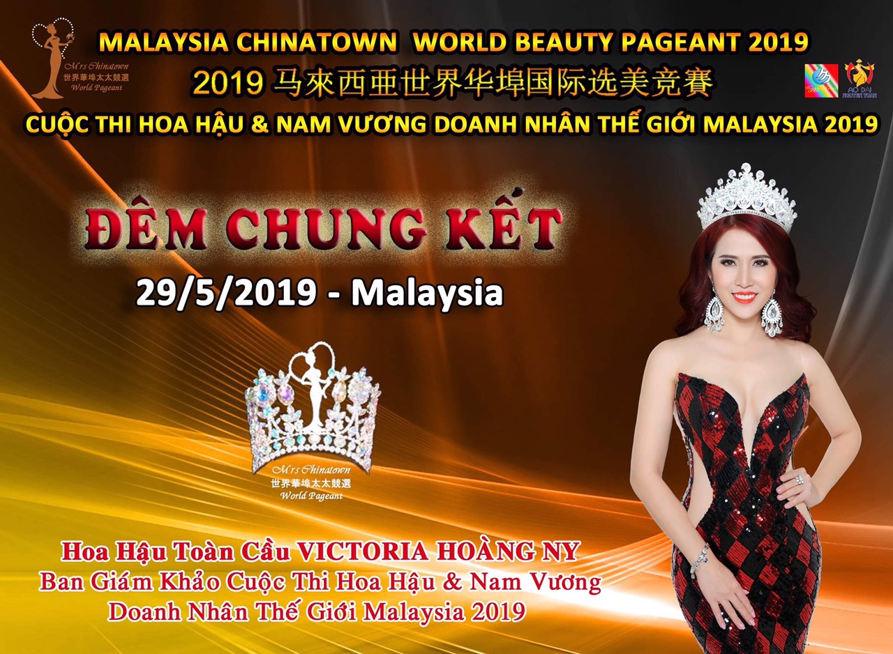 IMG 20190510 092906 Hoa hậu   Nam vương Doanh nhân Thế giới Malaysia 2019 công bố Ban giám khảo quyền lực