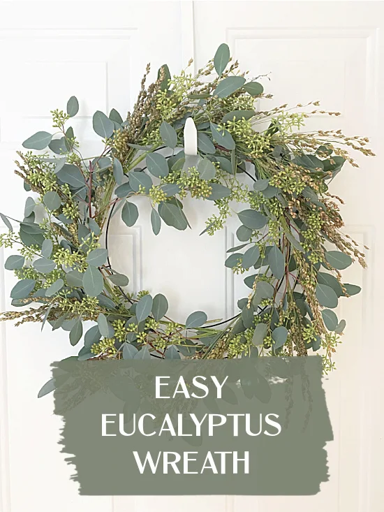 eucalyptus wreath pin