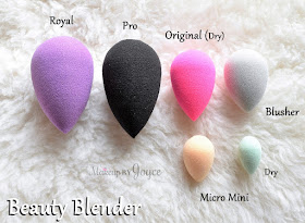 BeautyBlender Makeup Sponge Royal Original Blusher Pro Micro Mini Damp Dry Review